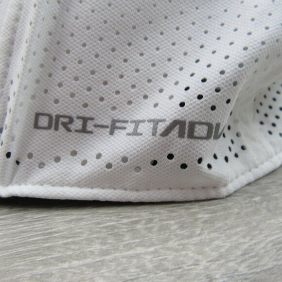 Nike Dri-FIT ADV Club Swoosh White Hat Cap Size M/L NEW - Picture 7 of 14